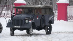 Динамический показ командирской машины Steyr 2000 A Kfz.69, выставка "Моторы Войны",  24 января 2026
