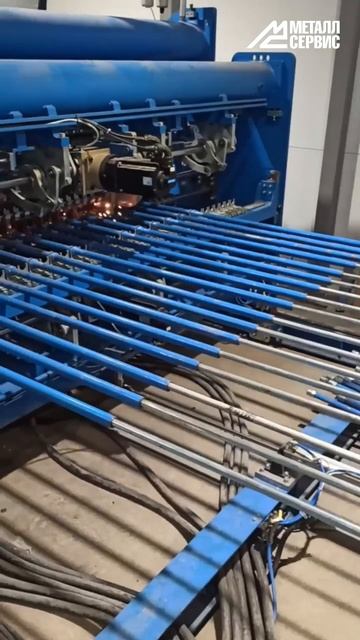 СМЦ Подольск: круглосуточная работа двух автоматических линий по производству сварных сеток. смотреть онлайн