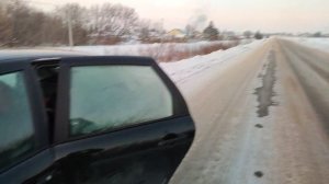 Красный столб на закате