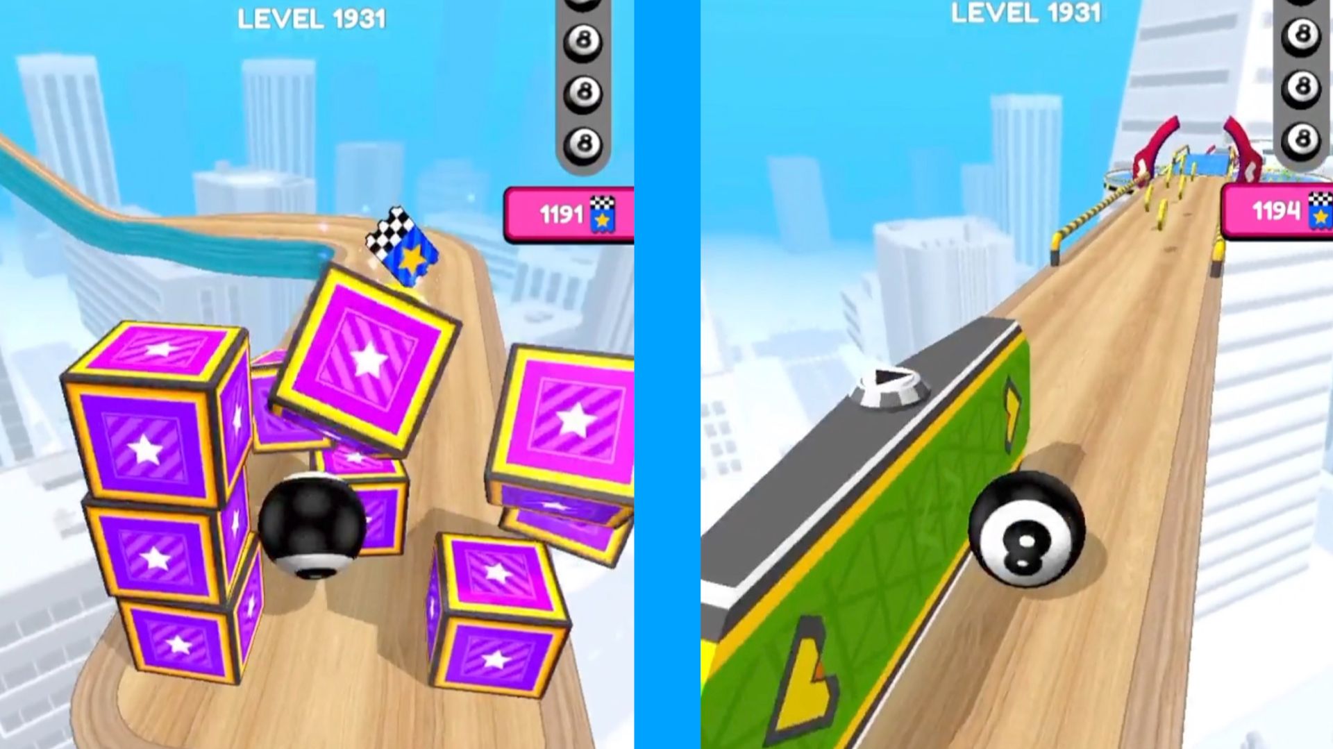 Going Balls Super Speed run Gameplay New Update Level 1931 смотреть онлайн