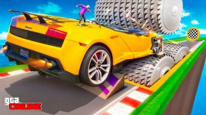 СМОЖЕТ ЛИ ГИГАНТ-ЛАМБА ПЕРЕПРЫГНУТЬ ОГРОМНУЮ МЯСОРУБКУ В GTA 5? ЭКСПЕРИМЕНТЫ ГТА 5