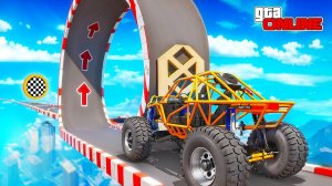 СМОЖЕТ ЛИ БАГГИ ПРОЕХАТЬ ОГРОМНУЮ СПИРАЛЬ? СМЕРТЕЛЬНАЯ СПИРАЛЬ В GTA 5 | ЭКСПЕРИМЕНТЫ ГТА 5