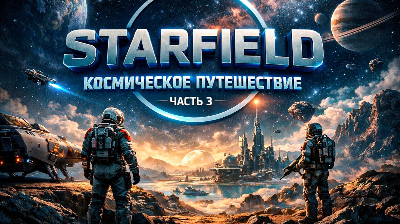 Starfield - Космическое Путешествие в Бескрайнем космосе - Часть 3 смотреть онлайн