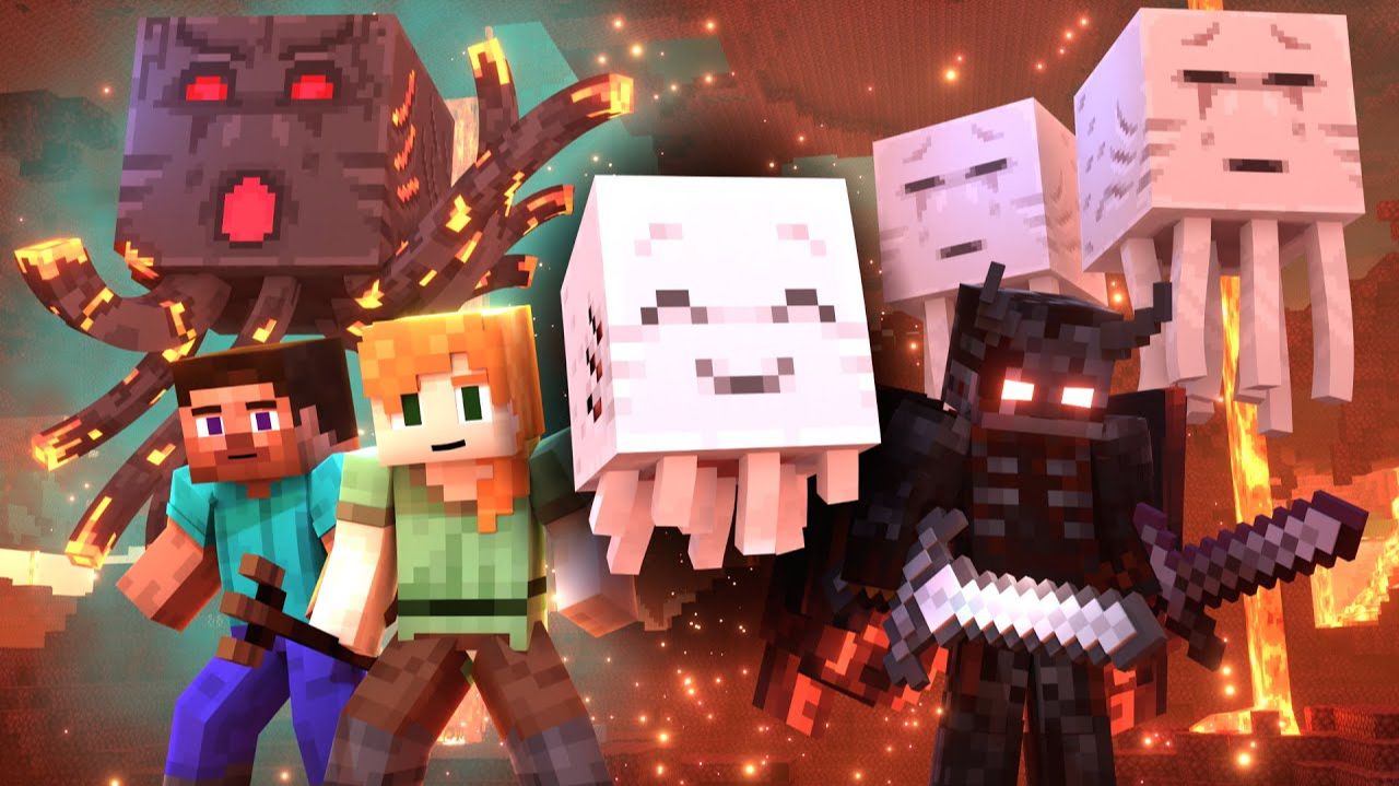 Непростой союз - Легенды Алекса и Стива - Анимация для Майнкрафта смотреть онлайн