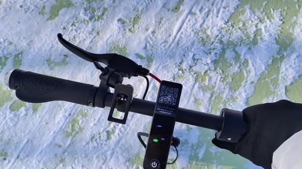 Электросамокат HITWAY H17. Можно кататься и зимой!