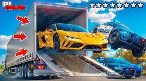 ЗАТРОЛЛИЛ КОПОВ И СПРЯТАЛСЯ В ГРУЗОВИКЕ - ГТА 5! АВТОУГОНЩИК ПРОТИВ КОПОВ