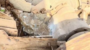 Строительство, дробление щебёнки