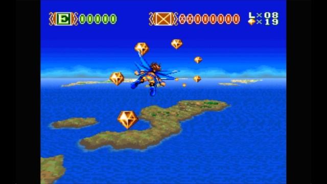 Super Nintendo (Snes) 16-bit Sky Blazer Bonus Stage 1 Прохождение смотреть онлайн