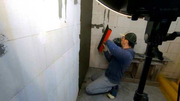 🏡Я нашёл идеальный способ штукатурки газобетона по сетке / Узнайте этот способ и вы👀