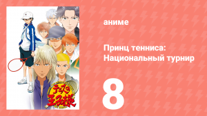 Принц тенниса: Национальный турнир 8 серия (аниме-сериал, 2006)