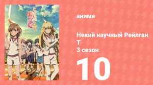Некий научный Рейлган T 3 сезон 10 серия (аниме-сериал, 2008)