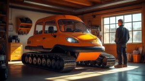 Мы нашли редкий снегоход‑вездеход и утроили мощность