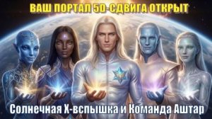 ВАШ ПОРТАЛ 5D-СДВИГА ОТКРЫТ | Солнечная X-вспышка и ☆Команда Аштар☆