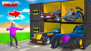 ОТКРЫЛ СУПЕРГЕРОЙСКИЕ КОНТЕЙНЕРЫ БЭТМЕНА! КАКОЙ БЭТМОБИЛЬ ВЫБРАТЬ? БИТВА ЗА КОНТЕЙНЕРЫ В ГТА 5