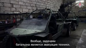 Работа специалистов ремонтного подразделения ГрВ «Север»