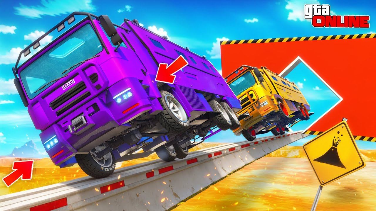 СКИЛЛ-ТЕСТ НА ТУРБО-ГРУЗОВИКАХ! ЭПИЧЕСКИЙ СКИЛЛ-ТЕСТА НА КАМАЗЕ | ПАРКУР В ГТА 5 ОНЛАЙН смотреть онлайн