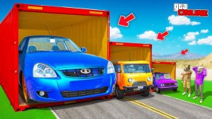 ВЫБИЛ ГИГАНТ-ПРИОРУ ИЗ ОГРОМНОГО КОНТЕЙНЕРА! БИТВА ЗА КОНТЕЙНЕРЫ В ГТА 5 ОНЛАЙН