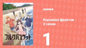 Корзинка фруктов 2 сезон 1 серия (аниме-сериал, 2020)