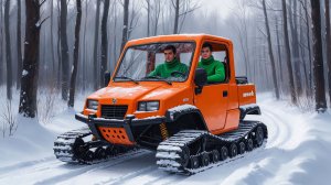 Первый запуск редкого снегохода‑вездехода 1970х годов!