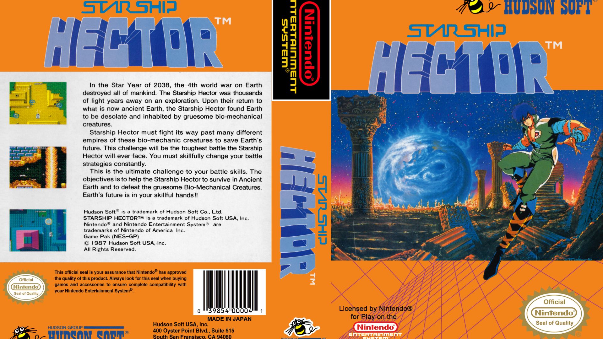 Starship Hector (NES) смотреть онлайн