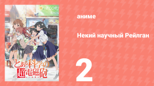 Некий научный Рейлган 1 сезон 2 серия (аниме-сериал, 2008)