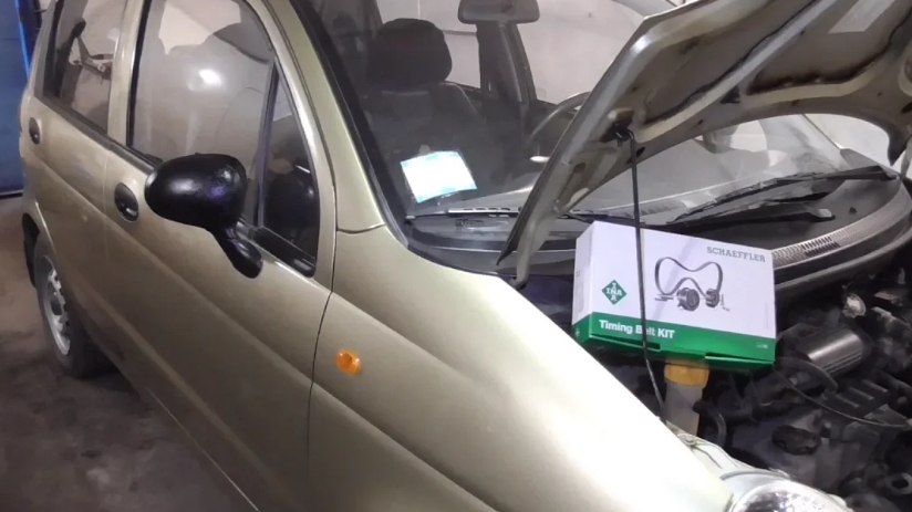Замена ремня ГРМ Daewoo Matiz смотреть онлайн