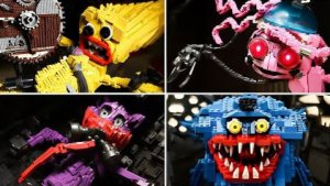 Я собрал всех персонажей из набора Puppy Playtime в LEGO — Mystery Poppy Playtime LEGO