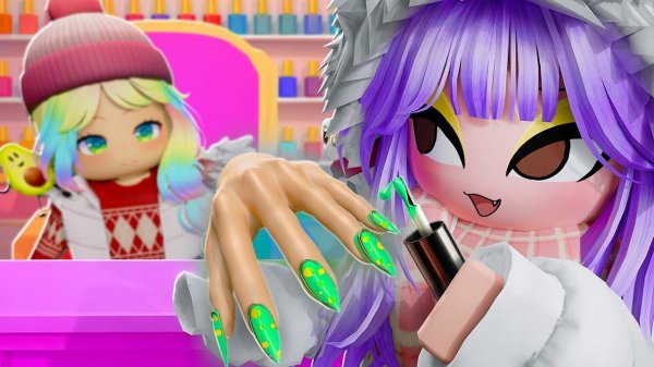 ОТКРЫЛА САЛОН И ДЕЛАЮ НОГОТОЧКИ! Roblox Nail Salon Tycoon!