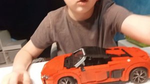 ОБЗОР НА МАШИНУ ИЗ ЛЕГО. 
Я ПОКАЗАЛСЯ В ВИДЕО. 🧐😱