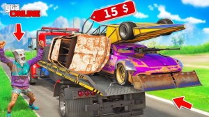 Я СТАЛ БОМЖОМ И УГНАЛ САМЫЕ ДЕШЕВЫЕ ТАЧКИ ЗА 8 МИНУТ! БИТВА ЭВАКУАТОРОВ В ГТА 5 ОНЛАЙН