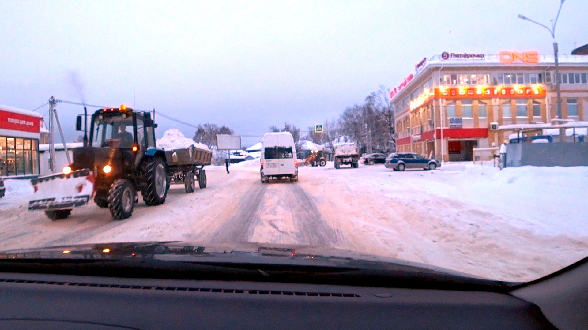 Зимняя дорога Нижегородской области ❄️ Поездка из Зимёнок в Семёнов смотреть онлайн