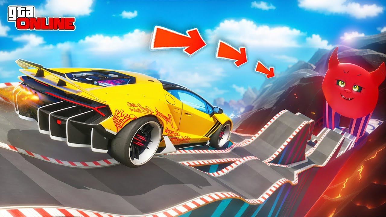 САМЫЙ АДСКИЙ СПУСК ИЗ РАЯ В АД! СПУСК БЕЗ ТОРМОЗОВ В ГТА 5! СПУСК В ГТА 5 ОНЛАЙН смотреть онлайн