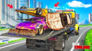 УГНАЛ КУЧУ РАЗВАЛЮХ СО СВАЛКИ! БИТВА ЭВАКУАТОРОВ В ГТА 5 ОНЛАЙН | НАШЕЛ 3 ТАЧКИ