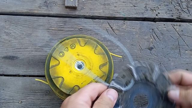 ДИСК С ТРОСОМ ВМЕСТО КАТУШКИ ДЛЯ ТРИМЕРА. смотреть онлайн