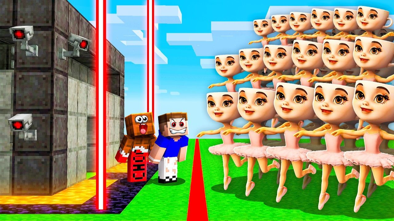 САМАЯ КРЕПКАЯ БАЗА ПРОТИВ 1000 БАЛЕРИН КАПУЧИН В МАЙНКРАФТ!😱 смотреть онлайн