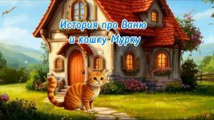 Мультик про кота. История про Ваню и кошку Мурку. Мультфильм, мультики для детей