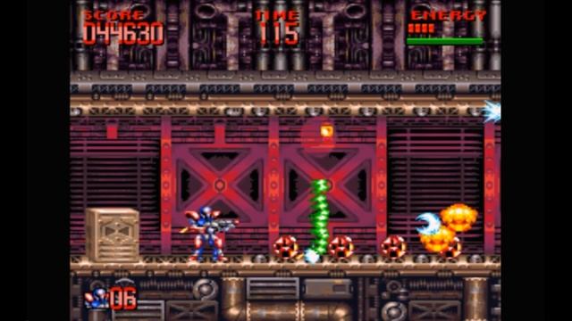 Super Nintendo (Snes) 16-bit Super Turrican 2 Stage 2-3 Прохождение смотреть онлайн