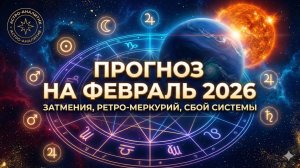 ФЕВРАЛЬ 2026: Сбой системы. Как пережить Затмение и Ретро-Меркурий?