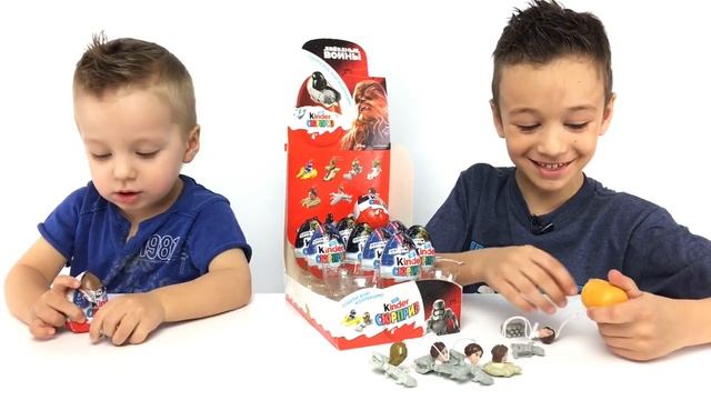 ★ Kinder Surprise Star Wars. Opening many eggs смотреть онлайн