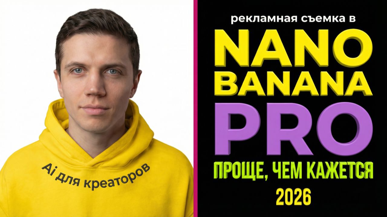 Как использовать NanoBanana Pro в 2026 | Реклама в NanoBanana Pro | Практический гайд для креаторов