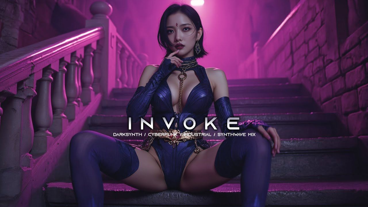 INVOKE - Darksynth / Synthwave / Cyberpunk / Industrial Bass Music Mix смотреть онлайн