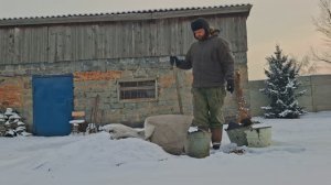 Утро у нас Зима снег Печка и уголь Достал с погреба варенье ПОДВАЛ ИЛЬИЧА