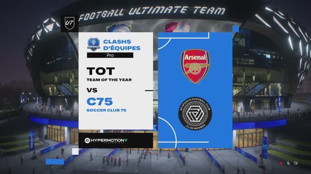 Clash Equipe • Team of the Year 🆚 Soccer Club 75