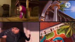 Up to faster 4 parison to Masha and Desplicable Me 2