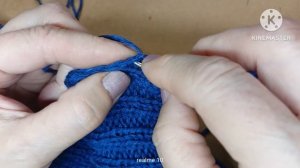 Как связать планку полой резинкой и не стянуть полочку