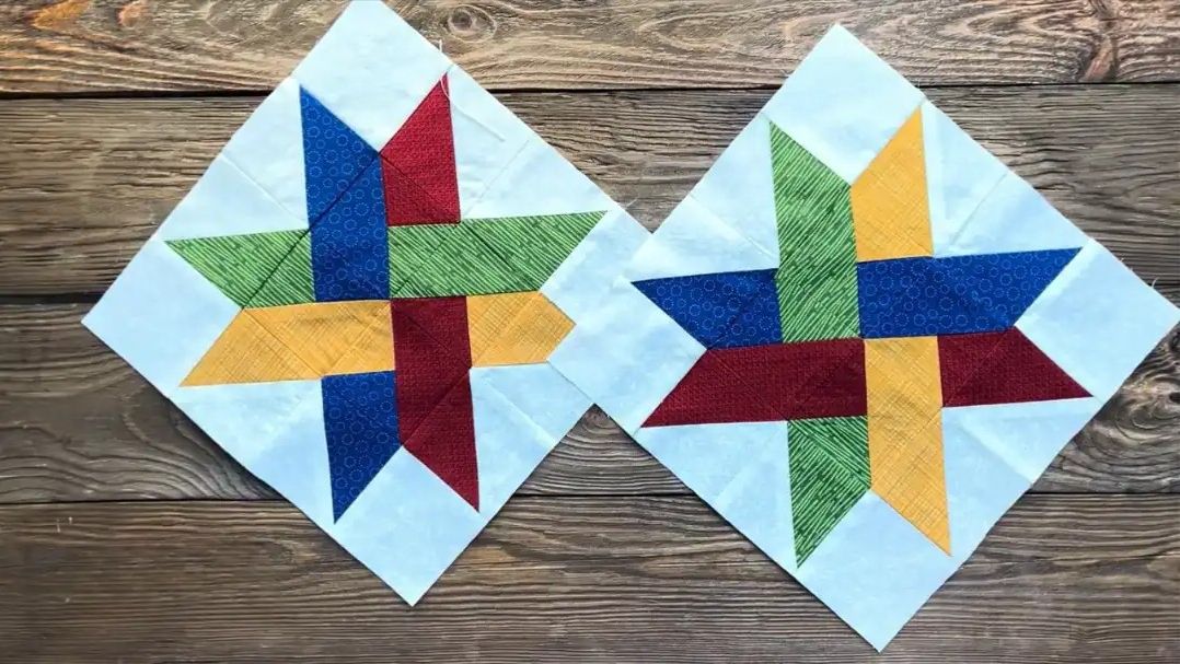Как сшить лоскутный блок «Звезда»! Красивый дизайн, который станет украшением любого изделия. смотреть онлайн