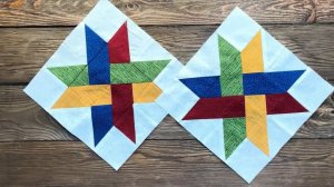 Как сшить лоскутный блок «Звезда»!  Красивый дизайн, который станет украшением любого изделия.