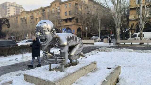 Каскад Еревана. Путешествие в Армению. Январь 2026г