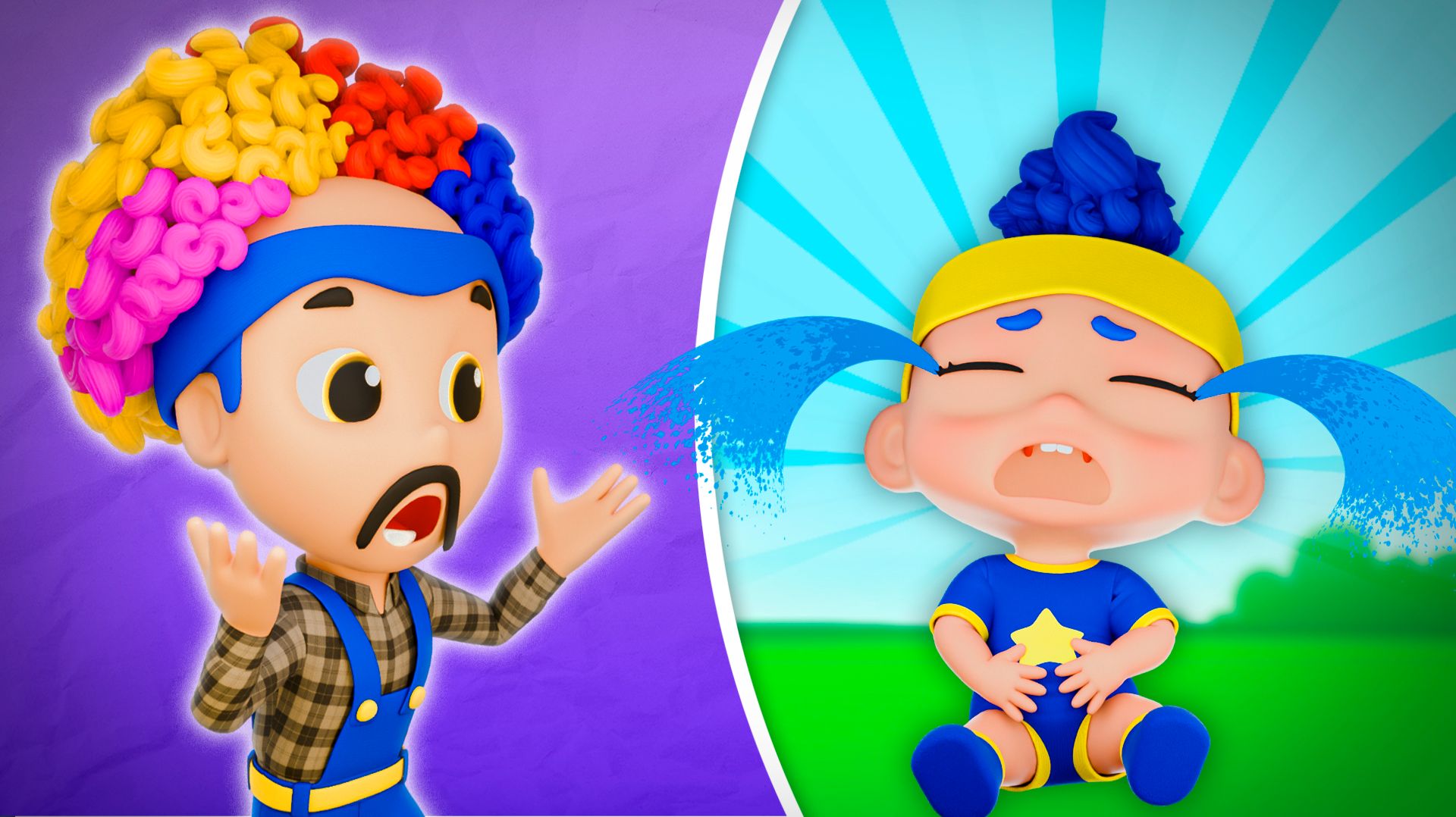 Карапуз DB, не плачь! | D Billions Детские Песни смотреть онлайн