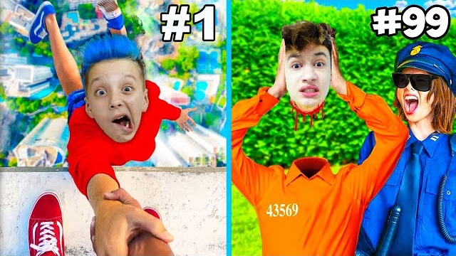 НАРУШАЕМ 100 ПРАВИЛ за 24 ЧАСА ! смотреть онлайн